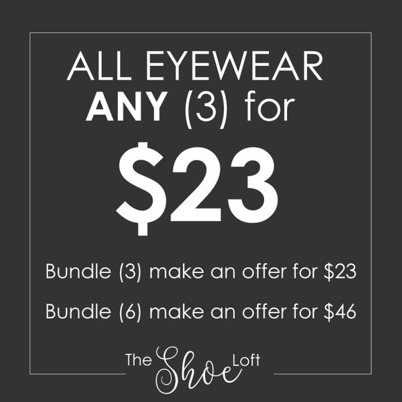 Oversized Multi Blue Cat Eye Sunglasses - Picture 2 of 2